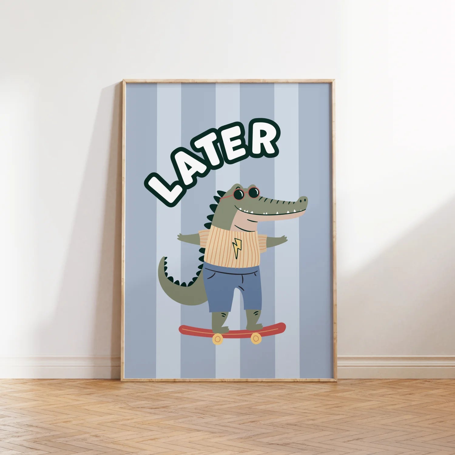 Print: Later Alligator - WP1. Wall Prints
