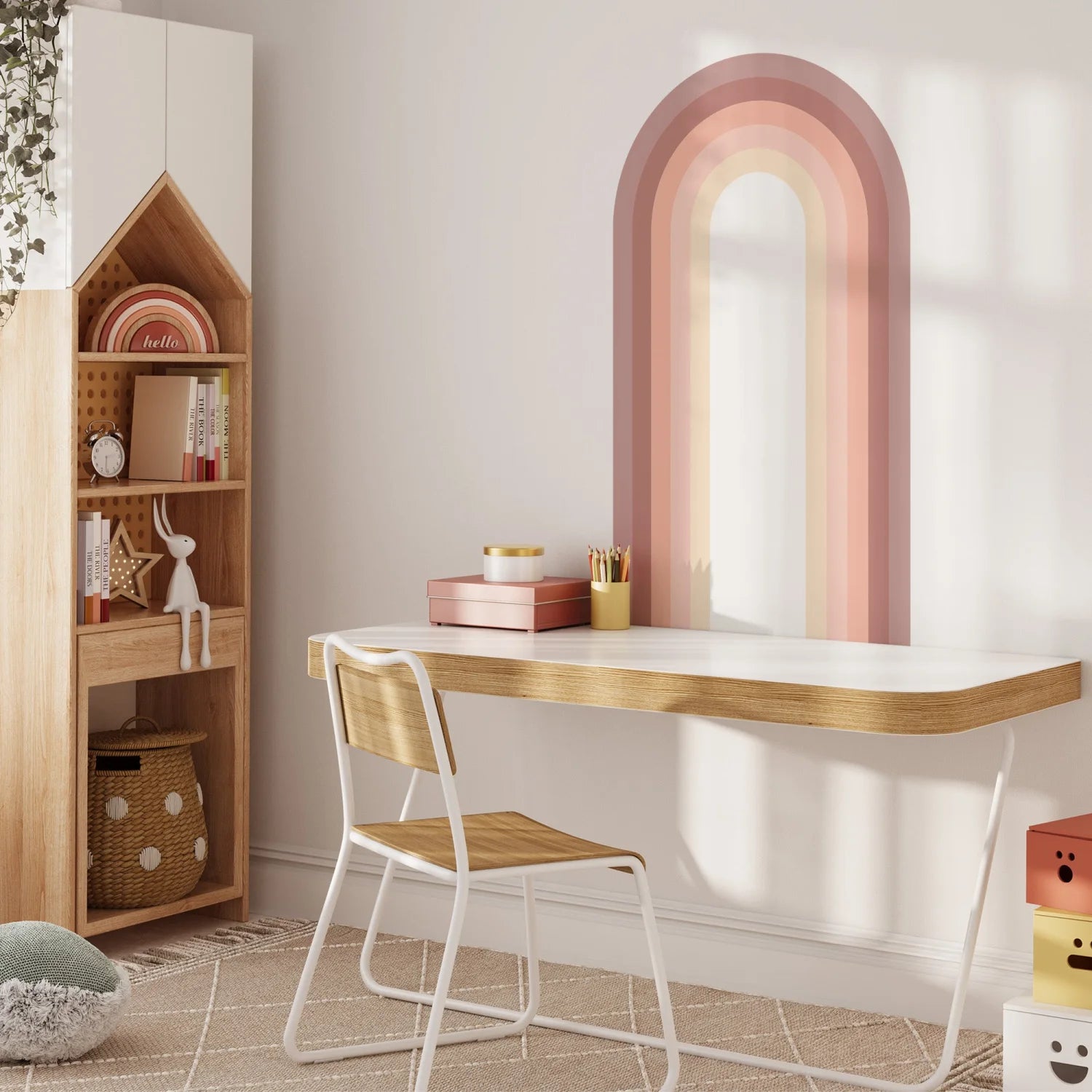 Rainbow Arch - Blush Bloom - DW12. Arch Decals