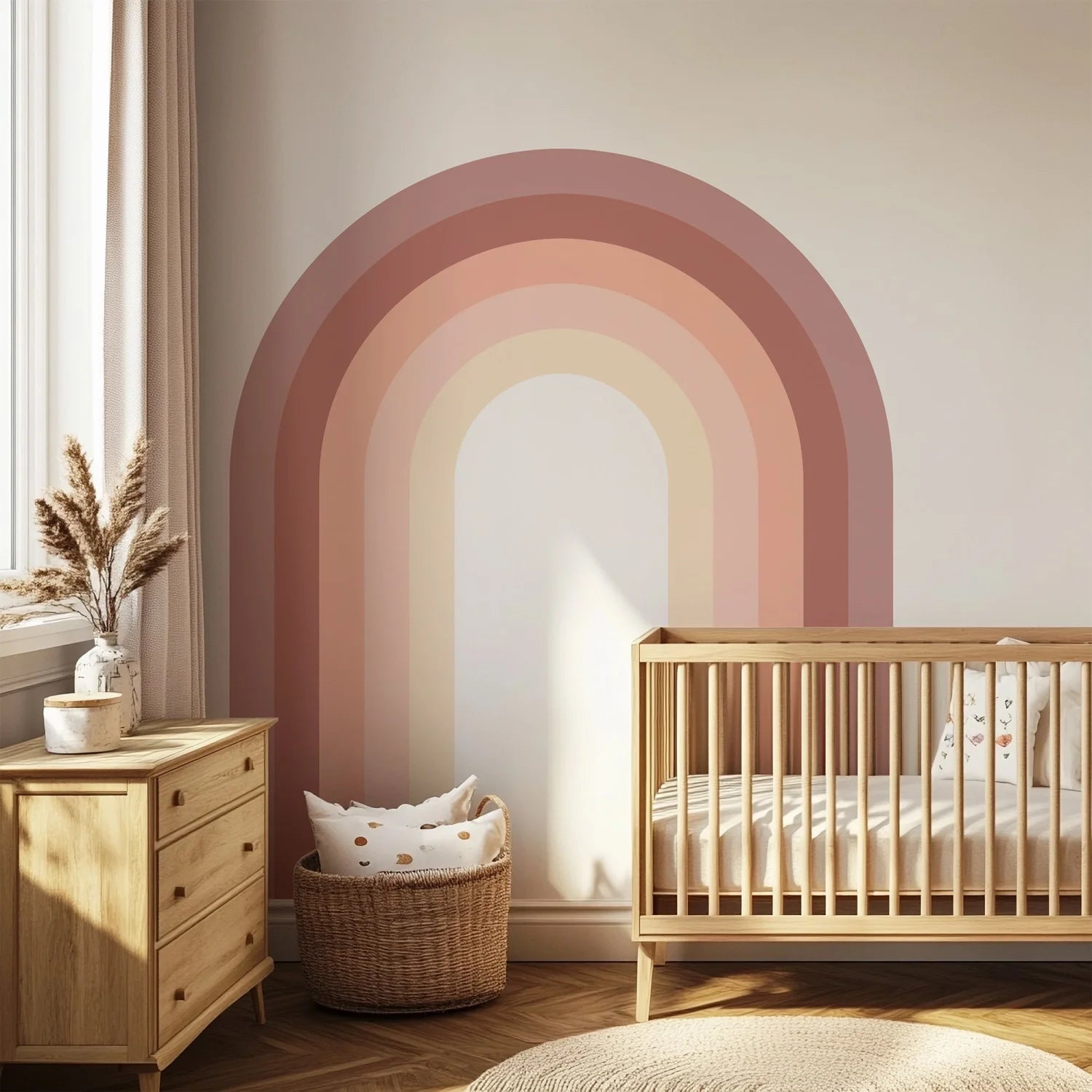 Rainbow Arch - Blush Bloom - DW12. Arch Decals