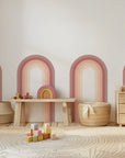 Rainbow Arch - Blush Bloom - DW12. Arch Decals