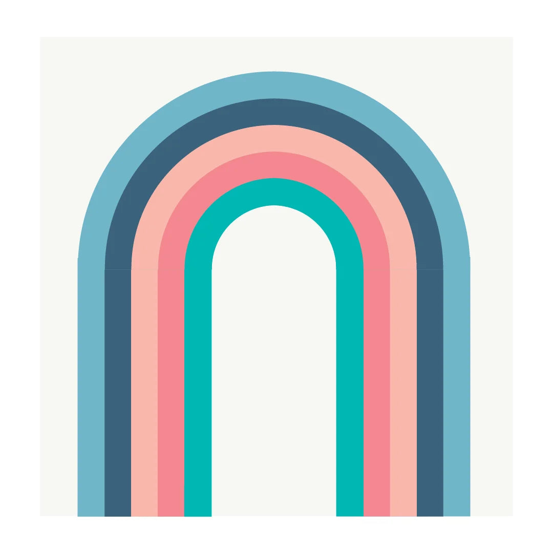 Rainbow Arch - Coastal Cool - DW12. Decals
