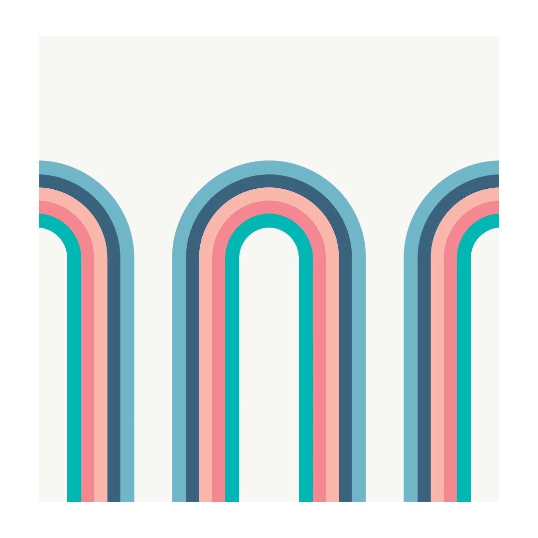 Rainbow Arch - Coastal Cool - DW12. Decals