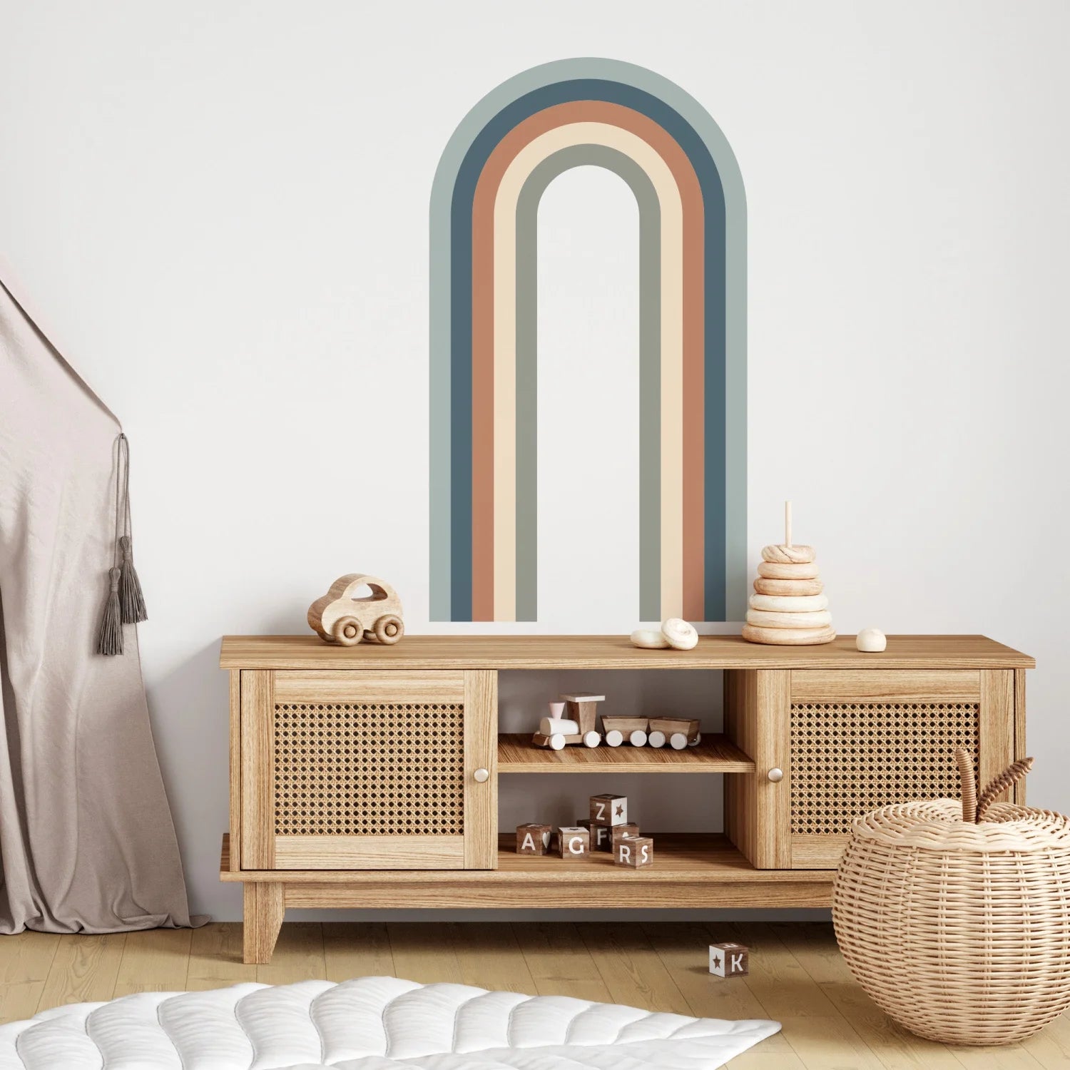 Rainbow Arch - Earthy Calm - Small - DW12. Decals