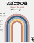 Rainbow Arch - Moody Sunset - DW12. Arch Decals