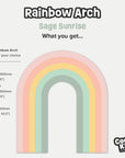 Rainbow Arch - Sage Sunrise - DW12. Arch Decals