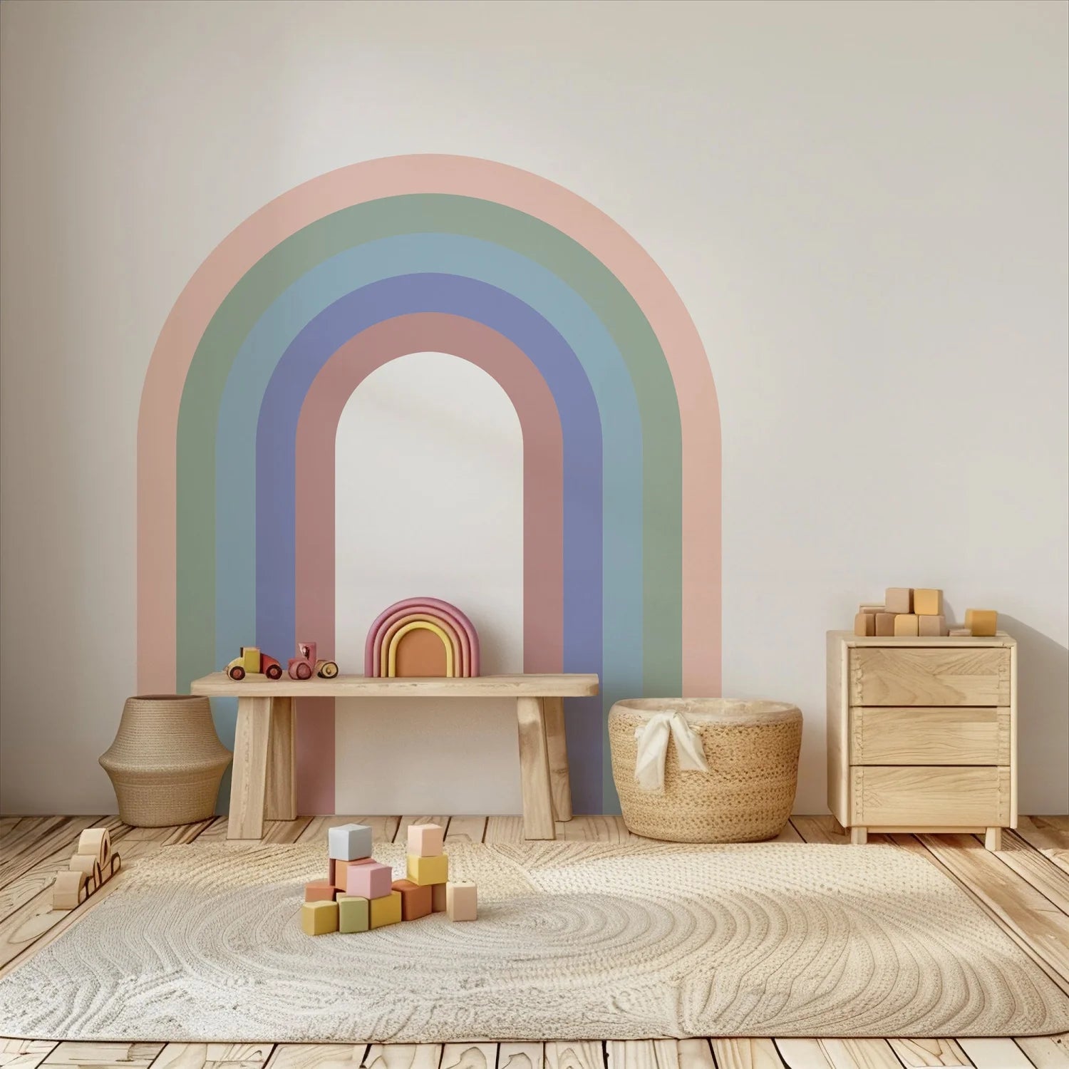 Rainbow Arch - Vintage Charm - DW12. Arch Decals