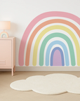 Rainbow Pastel Wall Decal DW3. Sun Clouds