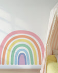 Rainbow Pastel Wall Decal DW3. Sun Clouds