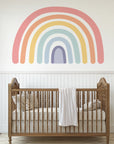 Rainbow Pastel Wall Decal - DW3. Sun Clouds