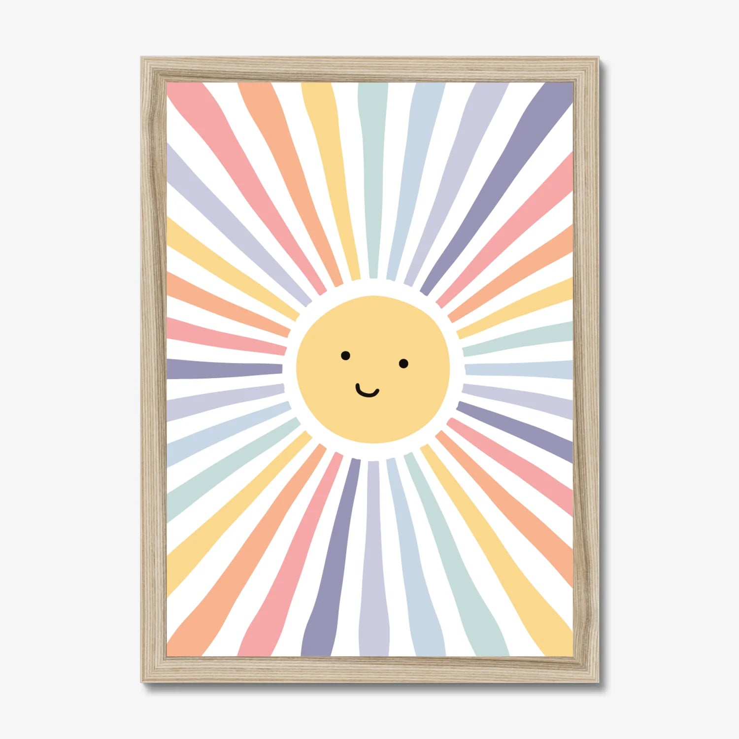 Rainbow Rays Wall Print - WP1. Prints
