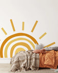 Rainbow Sun Wall Decal - Decals Big Features