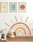 Rainbow Sun Wall Decal - DW3. Clouds