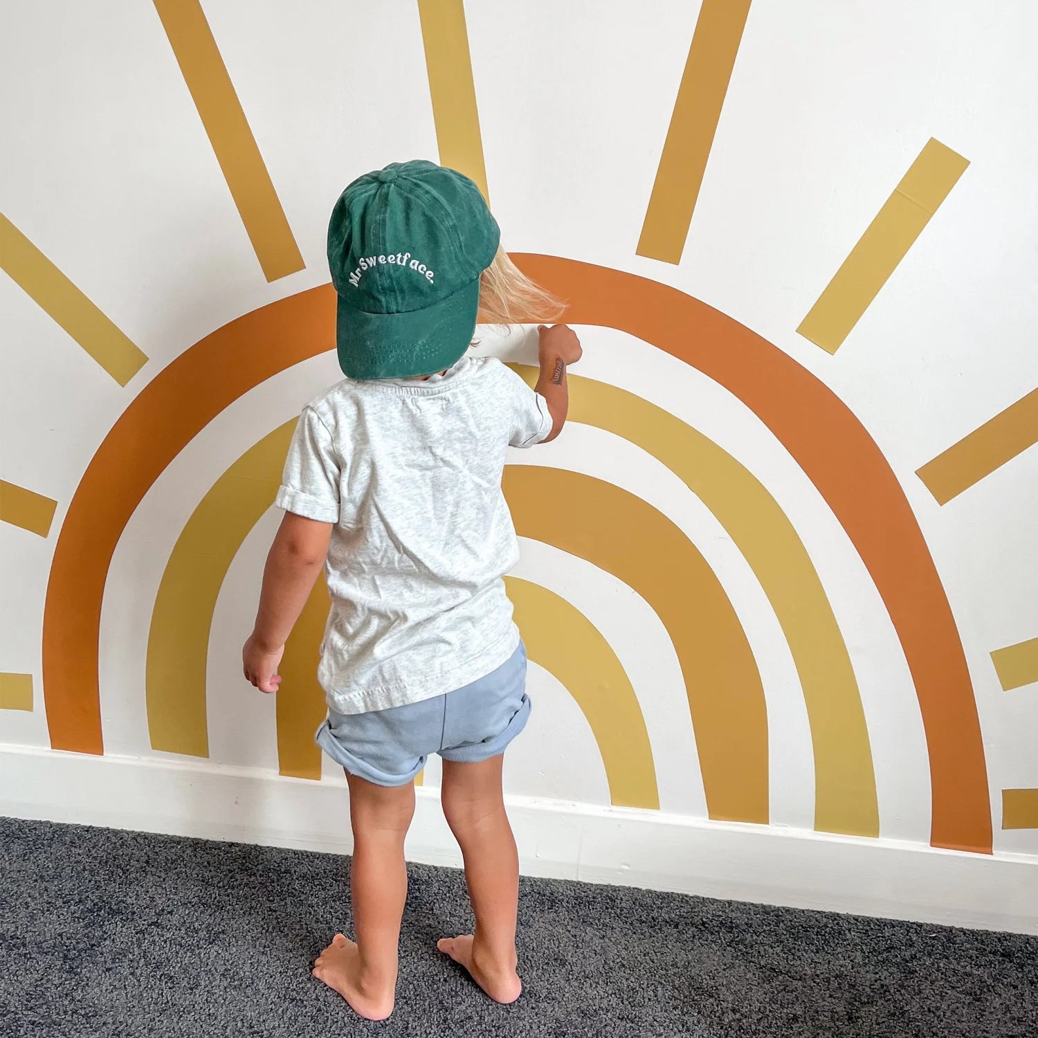 Rainbow Sun Wall Decal DW3. Clouds