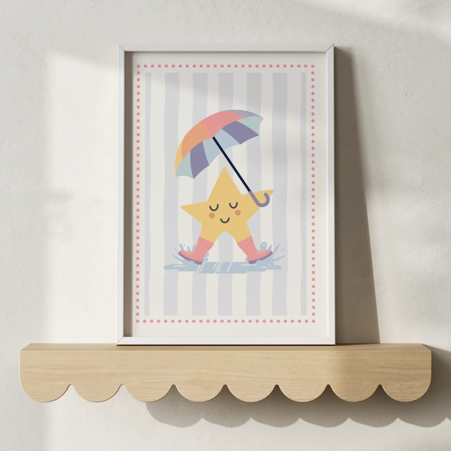 Rainy Star Wall Print - WP1. Prints