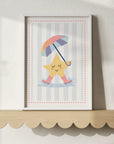 Rainy Star Wall Print - WP1. Prints