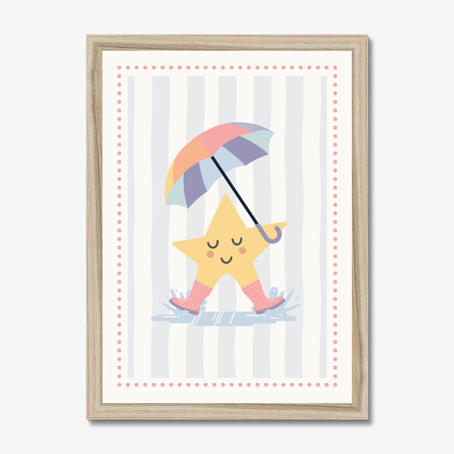 Rainy Star Wall Print - WP1. Prints