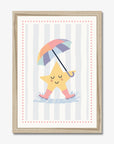 Rainy Star Wall Print - WP1. Prints