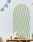 Rectangular Patterned Arch Wall Decals - Medium / Apple &