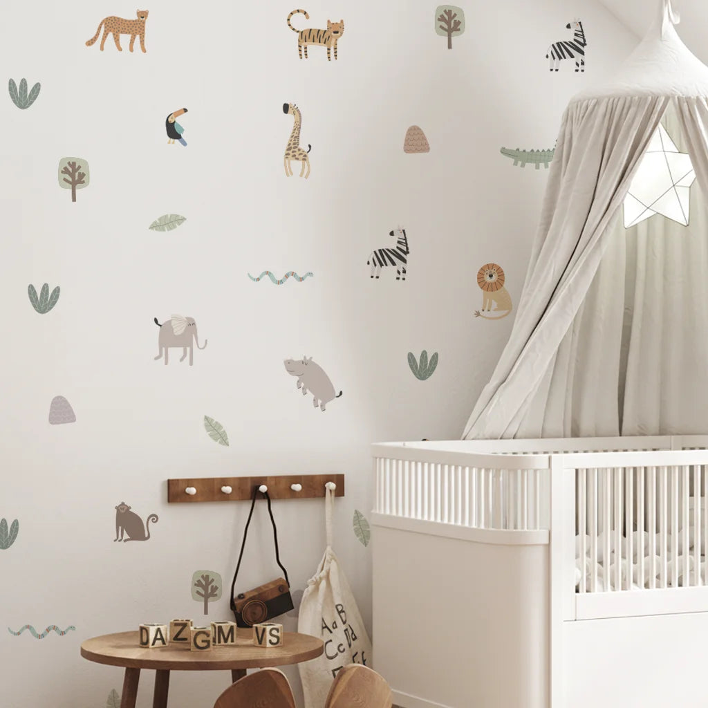 Safari Crew Wall Decals - DW5. Animal