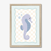 Sandy the Seahorse Print