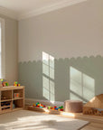 Scallop Block Coloured - Wall Panels - Green