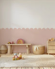 Scallop Block Coloured - Wall Panels - Pink