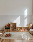 Scallop Block Coloured - Wall Panels - Powder
