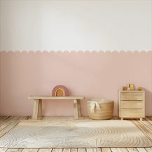 Scalloped Block Wall Panels