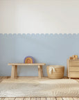 Scalloped Block Wall Panels - Sky - DW11.