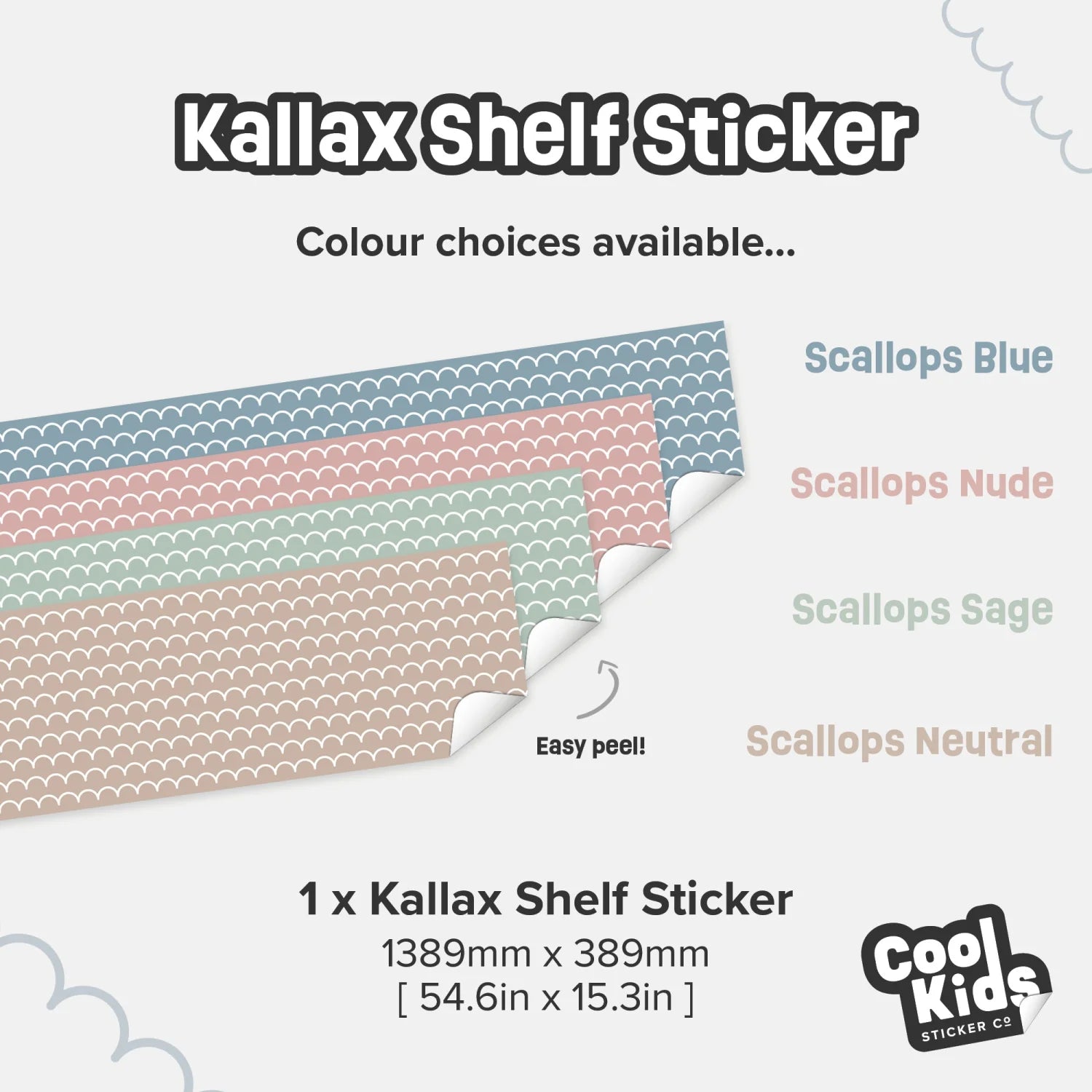 Scallops Neutral Decal - DF5.
