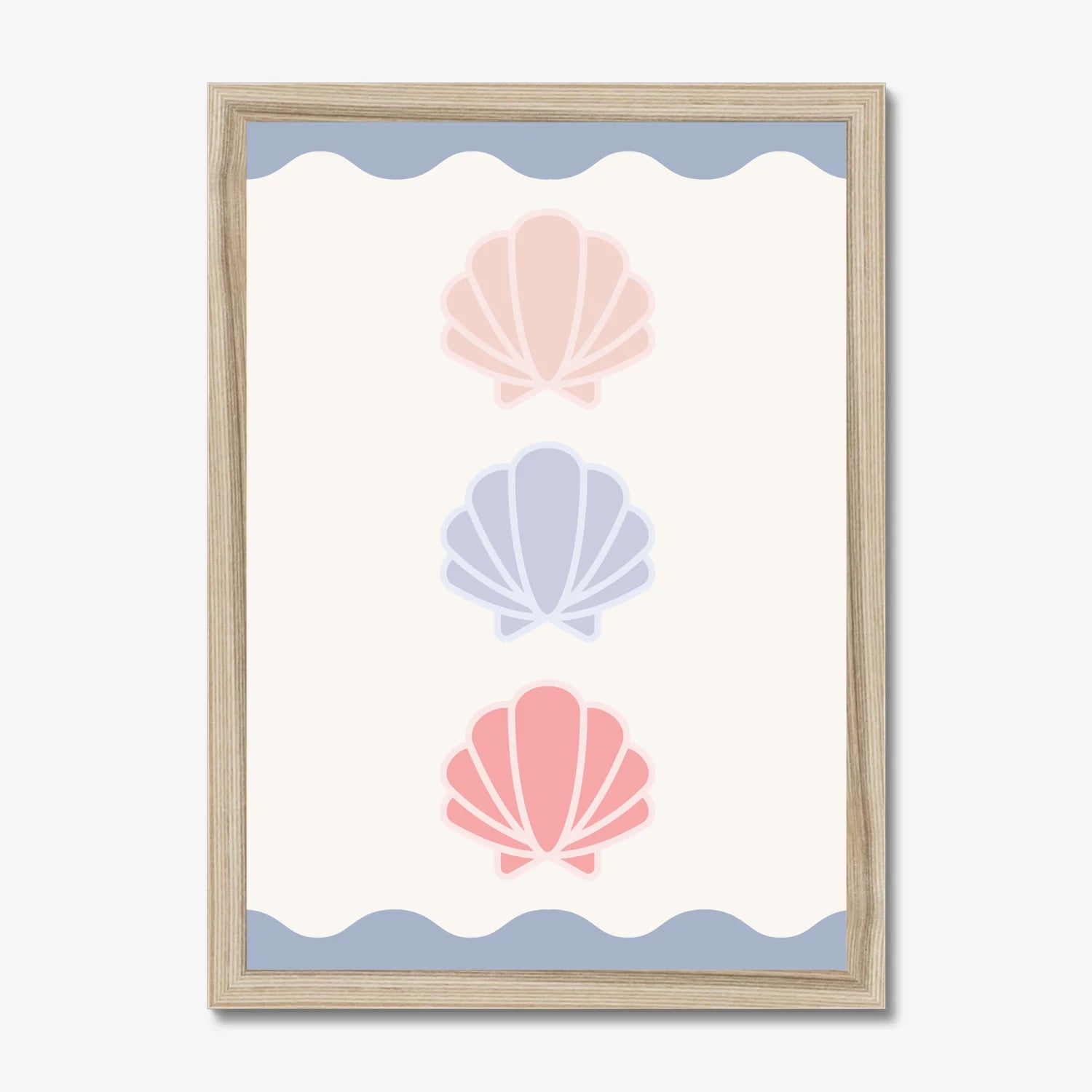 Shell Trio Print - WP1. Wall Prints