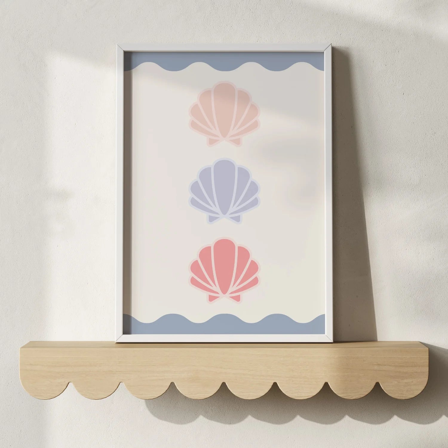 Shell Trio Print - WP1. Wall Prints
