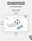 Soccer Goal Wall Decal - DW6. Fantasy Decals