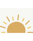 Solid Sun Wall Decal - DW3. Rainbow Clouds