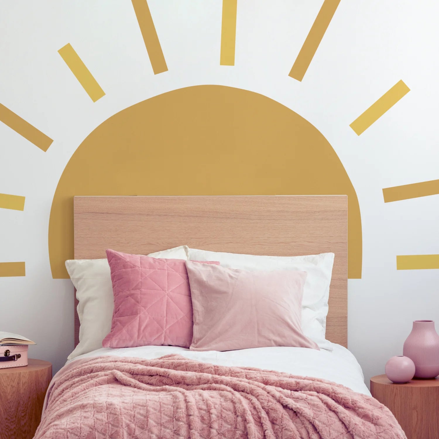 Solid Sun Fabric Wall Decal | Cool Kids Sticker Co.