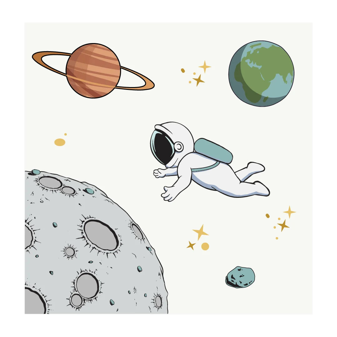 Space Explorer Wall Decal - DW7. Decals