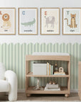 Striped Scalloped Wall Panels - DW11.