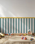 Striped - Wall Panels - Teal