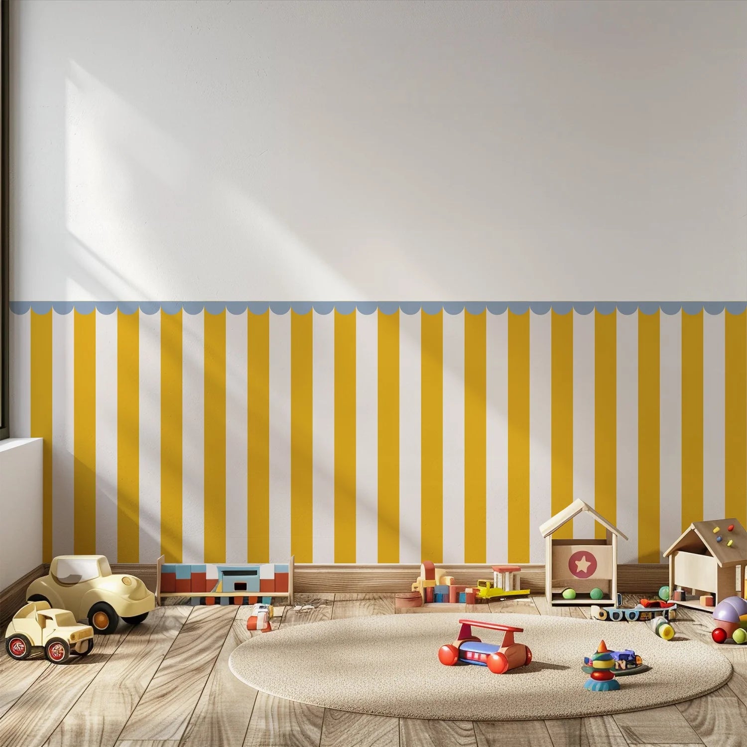 Striped - Wall Panels - Yellow