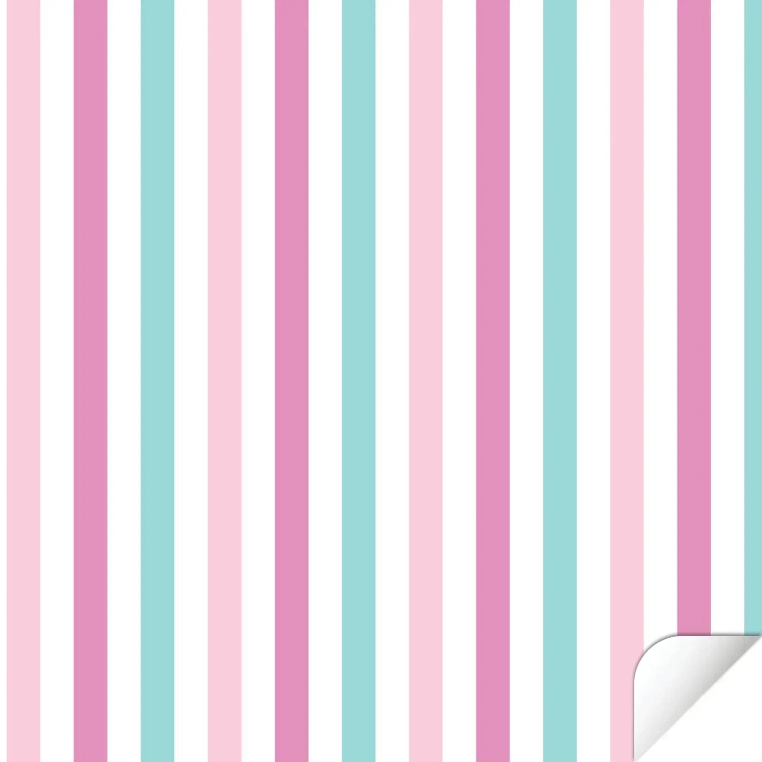 Flisat Table Stripes Decal - Pink - DF3.