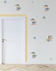 Surf & Skater Gator Wall Decals - DW5. Animal