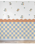 Surf & Skater Gator Wall Decals - DW5. Animal