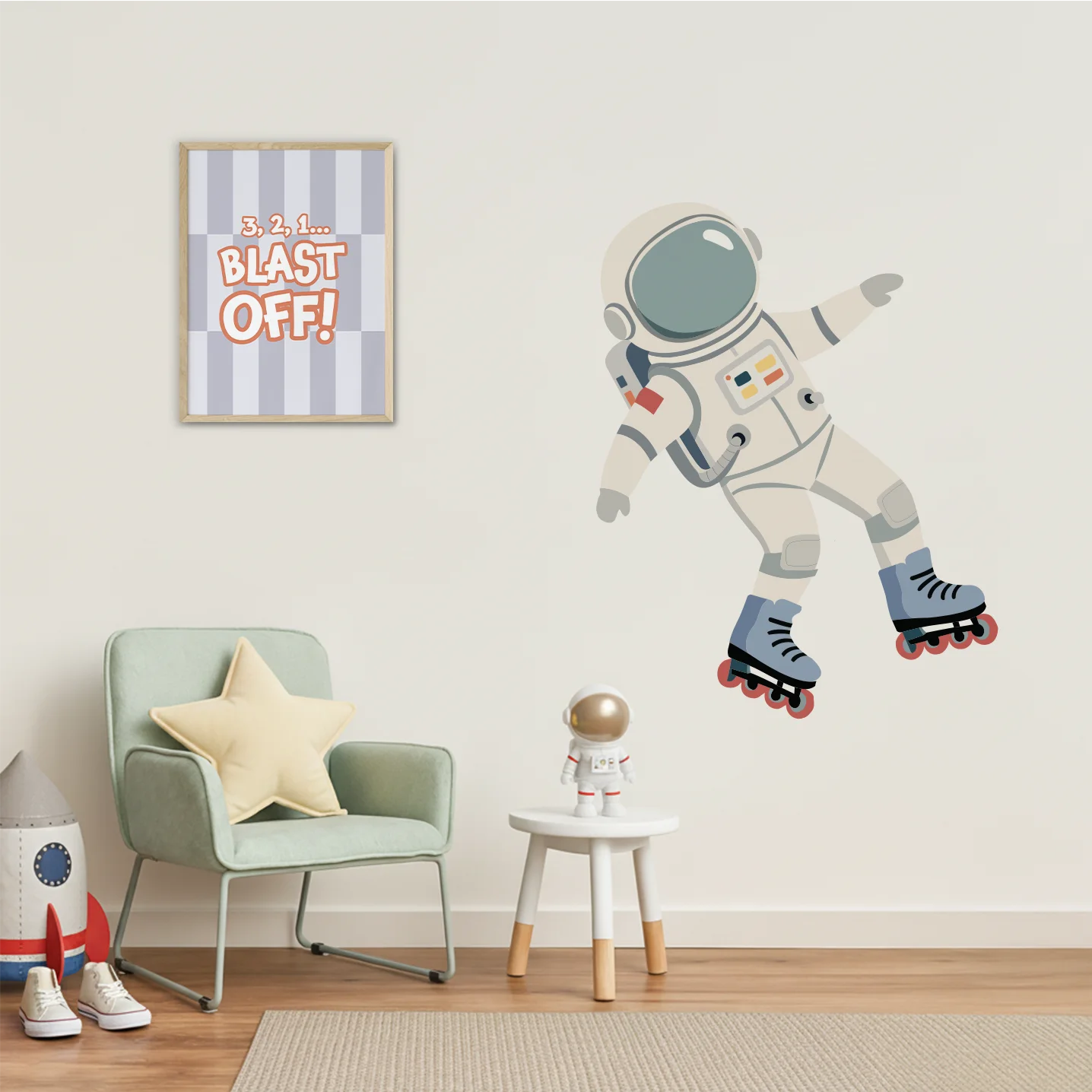 The Cosmic Crew Astronaut Feature Decals - DW7. Space