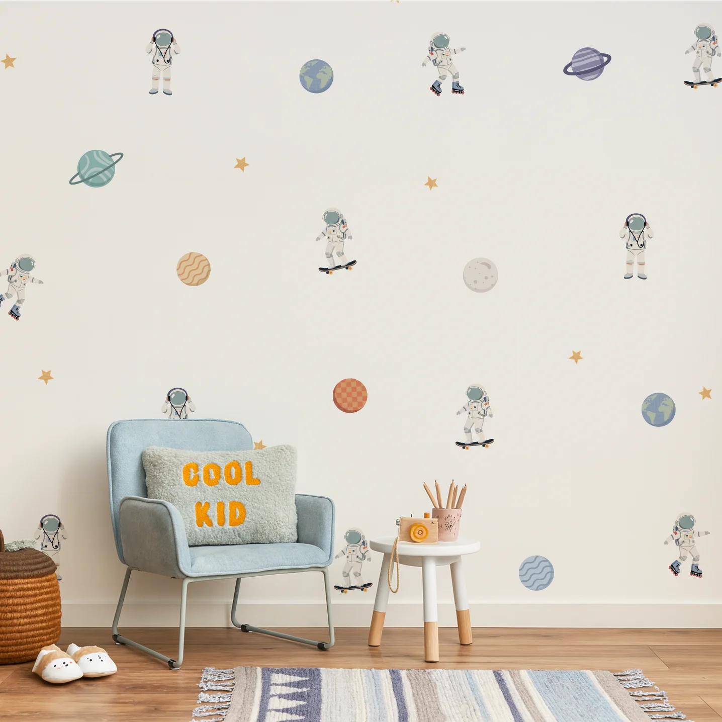 The Cosmic Crew Wall Decals - DW7. Space