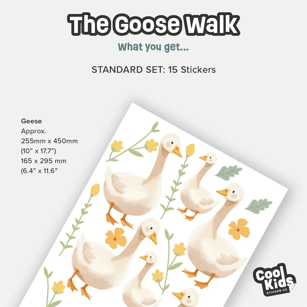 The Goose Walk Wall Decals - DW5. Animal