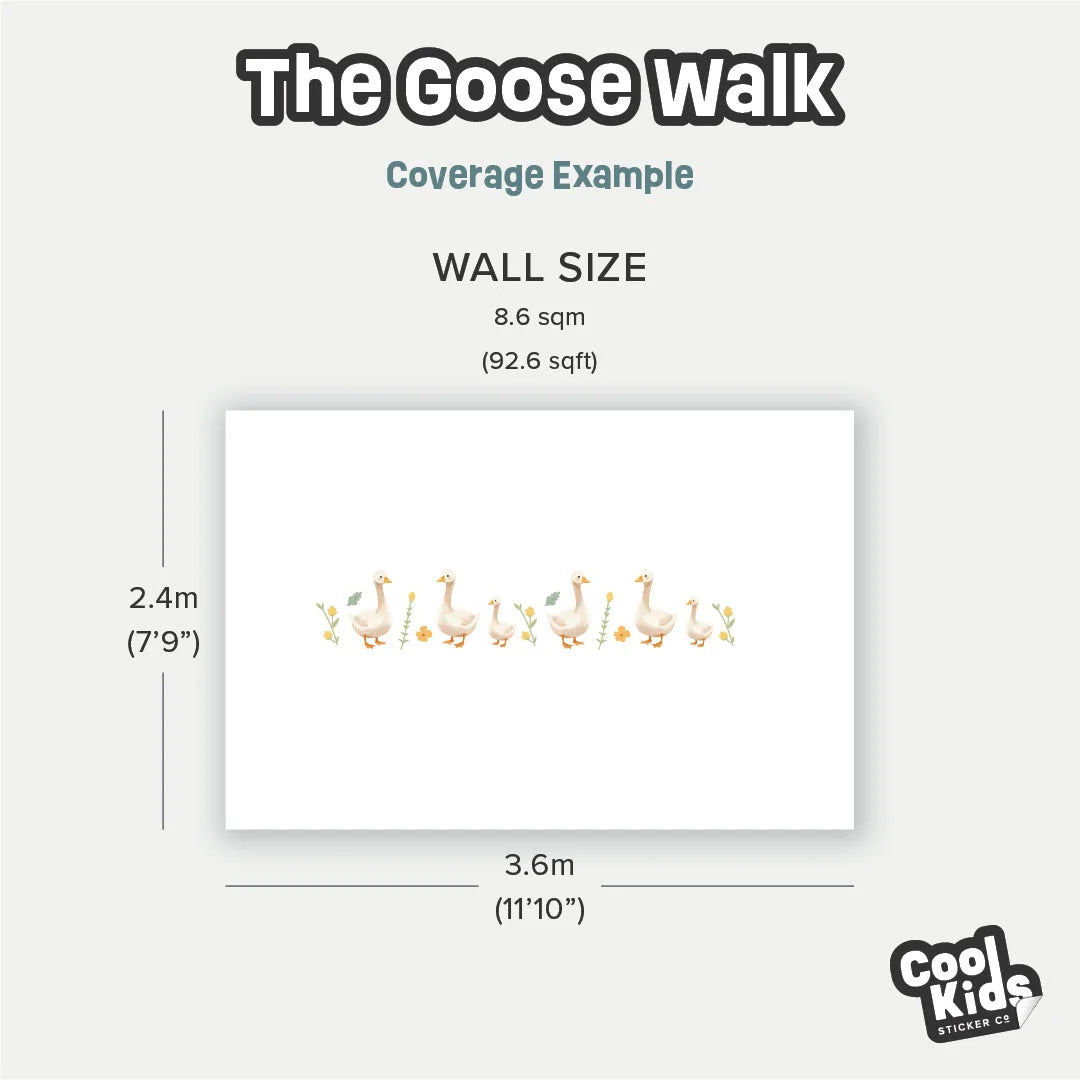 The Goose Walk Wall Decals - DW5. Animal