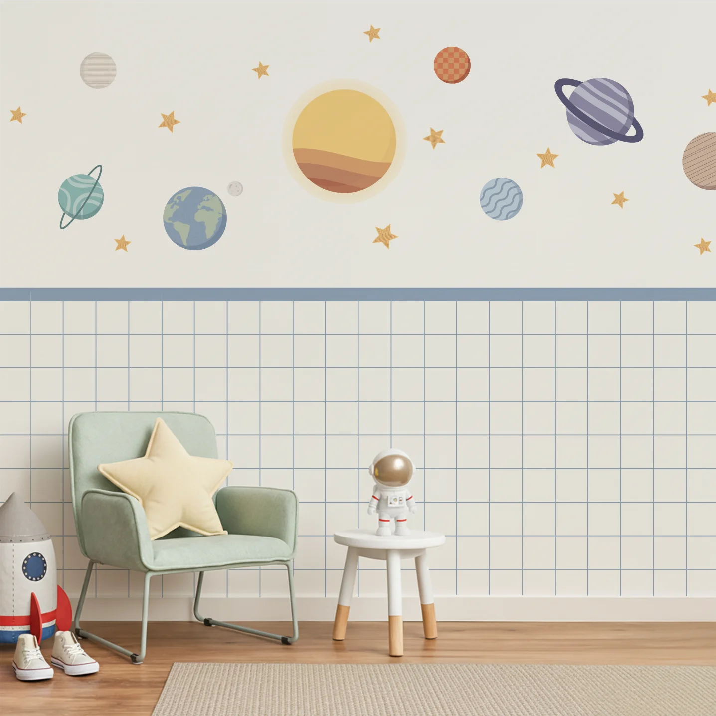 The Solar System Wall Decals - DW7. Space