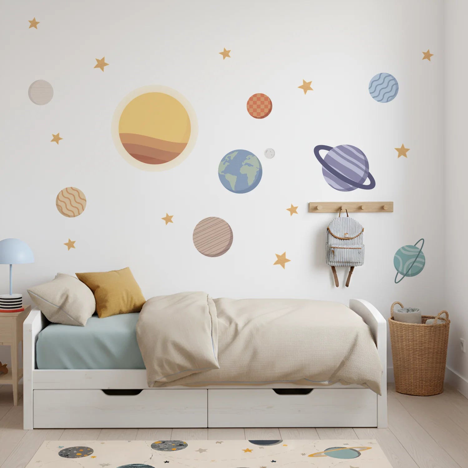 The Solar System Wall Decals - DW7. Space