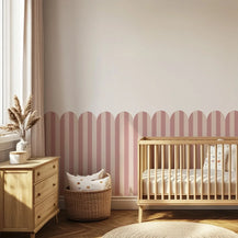 Thin Scallop Striped - Wall Panels