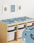 Trofast Top Animals In Space Decal DF1. Tops